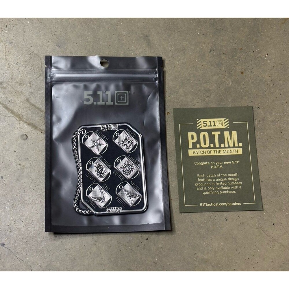 New 5.11 Tactical Patch of The Month POTM May 2025 Armed Forces Day